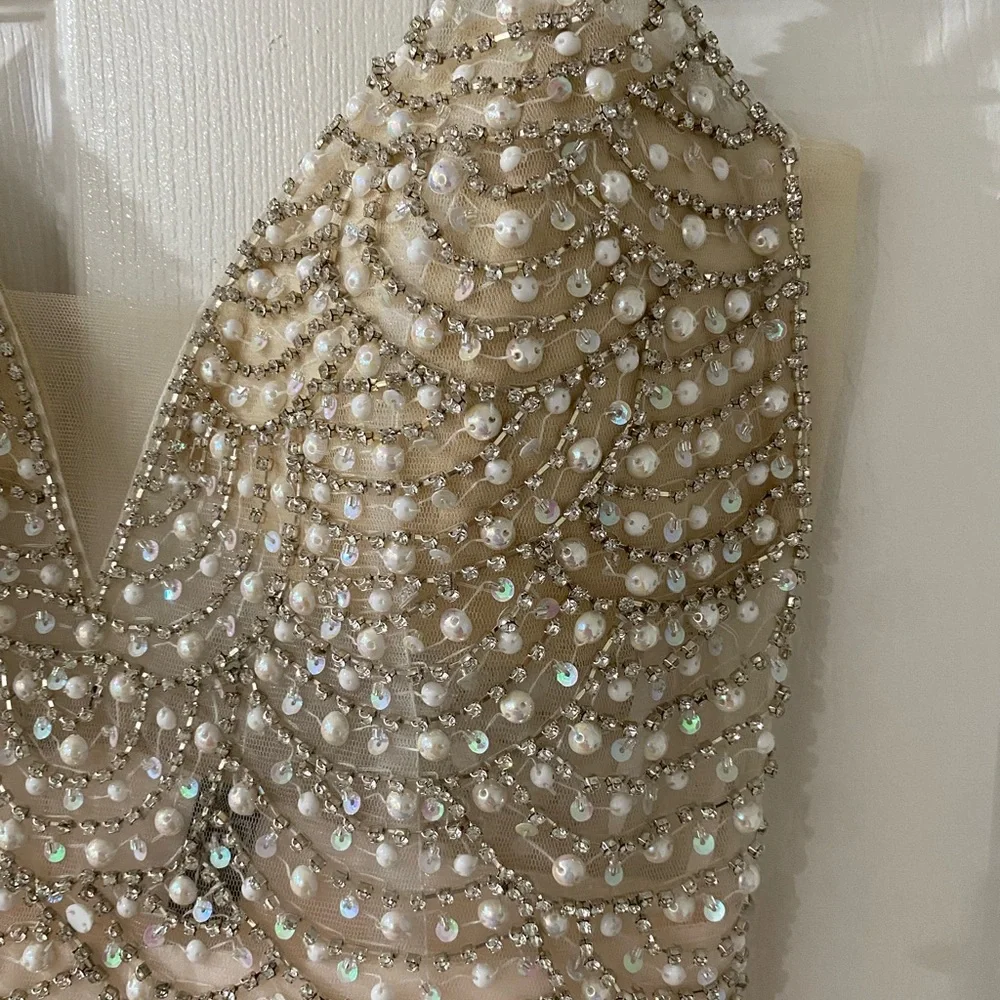 Windsor Formal Pearl Chiffon Dress - Picture 7 of 10